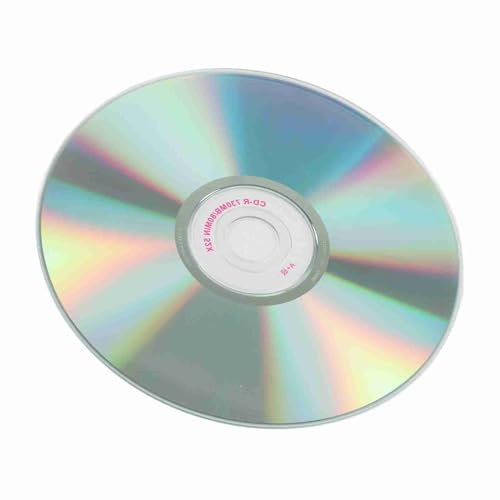 Goshyda Dischi CD R Vergini Disco Registrabile da 52X 730 MB, CD Vergini per Masterizzare Musica, Archiviazione Dati Immagini Digitali, Compatibile con unità -RW, Materiale PC a Lunga Durata (50