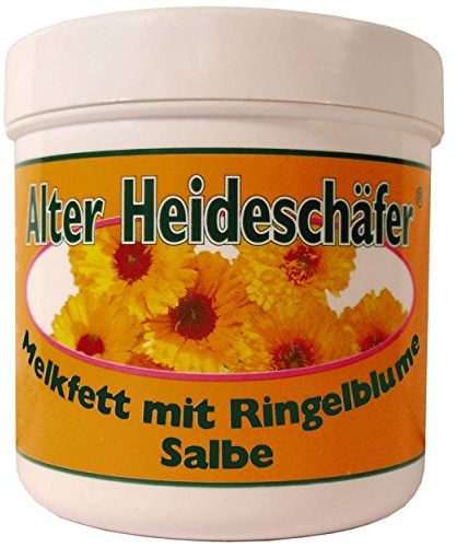 Alter Heideschäfer 5er Vorteilspack Melkfett Ringelblume, 5 Dosen a 250ml