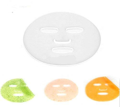 5 Stück Silikon Gesichtsmasken DIY Masken Masken Formen Formen Maske Weiß