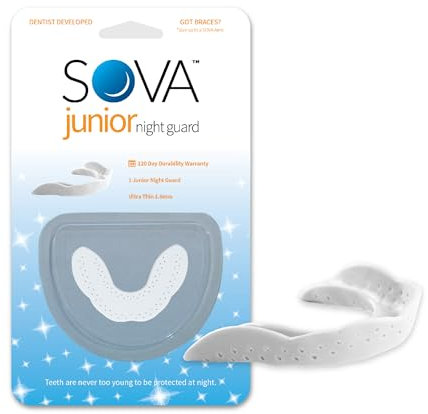 SOVA Protège-dents pour enfants Blanc neige