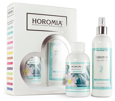 HOROMIA Horotwins Wäscheparfum 250 ml und Deo-Spray 250 ml - Weiße Geschenkbox