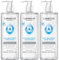 Lakeland Cosmetics antibacterial soap hand wash - 3x 500ml bottle with pump dispenser - Vegan anti-bacterial liquid soap hand wash, made in UK (3x 500ml)