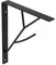 Garderobenkonsole Tree Regalkonsole Landhausstil Schwarz matt 200x170mm Regalbodenträger Regalwinkel Stahl