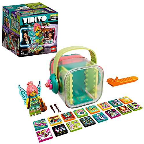 LEGO 43110 VIDIYO Folk Fairy Beatbox Music Video Maker, Musik Spielzeug Set für Kinder mit AR App und Fee Minifigur
