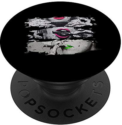 Roll It Lick It Smoke It Marihuana I Weed I Cooles Kiffer PopSockets mit austauschbarem PopGrip