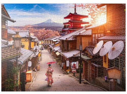 MyPuzzle Idyllisches Japan - Premium 1000 Teile Puzzle - MyPuzzle Sonderkollektion von ilsespiel