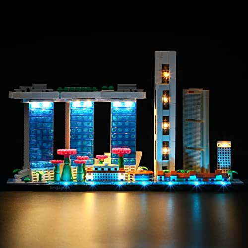 LIGHTAILING Licht-Set Für Lego 21057 Architecture Singapore Bausteinen Modell - Modell Set Nicht Enthalten