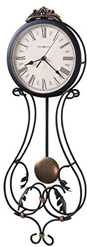 Howard Miller Wanduhr Peacock II anthrazit