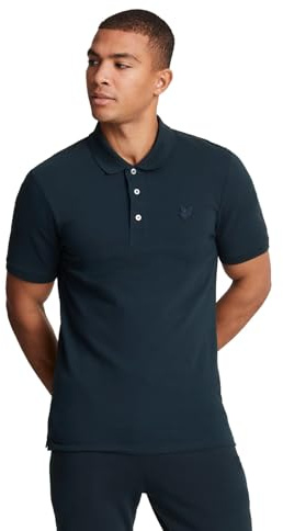 Lyle & Scott SS Polo Shirts Tonal Eagle Polo Shirt Z271 Dark Navy, XL