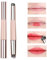 ccuzs Pennello da trucco in silicone, applicatore per trucco in silicone, applicatore doppia testa per lucidalabbra, pennello riutilizzabile in silicone con coperchio per rossetto e correttore
