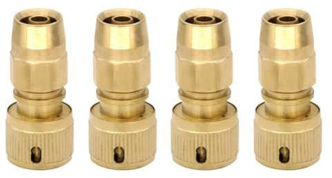 KWJNH Expandable Garden Hose Repair Kit,Garden Expanding Hose Joint Male Pipe Adaptor Connector,3/4” Repair Ma Inch Quick GHT With
