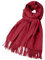 Lazzboy Schal Damen Einfarbig Kuschelige Warme Winter Klassiker Schals Langer Fransen Pashmina Übergroßer Winterschal Schultertuch Deckenschal Weicher Warmer Oversized Poncho (Wein)