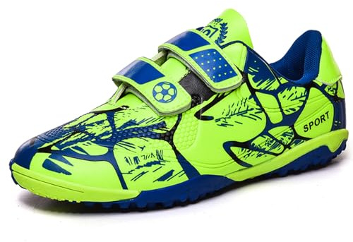 BAODLE Kinder Fußballschuhe Jungen FG/AG Outdoor Fussballschuhe Mädchen TF Football Trainingsschuhe Sportschuhe Atmungsaktiv
