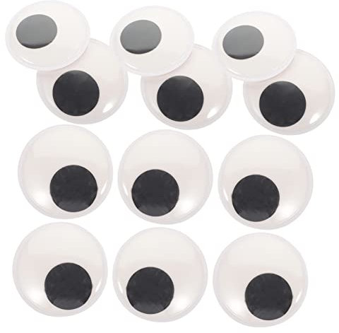 DIYEAH 16piezas Ojos De Seguridad De Plástico Decorativos Móviles Para Muñecas Adornos De Globo Ocular Accesorios Para Manualidades
