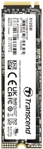 Transcend MTE712P 512GB interno M.2 PCIe NVMe SSD 2280 PCIe NVMe 4.0 x4 Industrial TS512GMTE712P