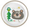 HABA Kinderteller Wald – Praktischer Melamin-Teller mit Bär-Motiv – Rutschfest – Spülmaschinengeeignet – Ab 12 Monaten – 2012441003
