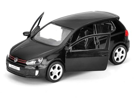 Mini Auto Spielzeug 1 36 Für Golf 6 GTI Diecast Alloy Automodell Spielzeugfahrzeug Metallsimulation 2 Türen Geöffnet Wohnkultur(A)