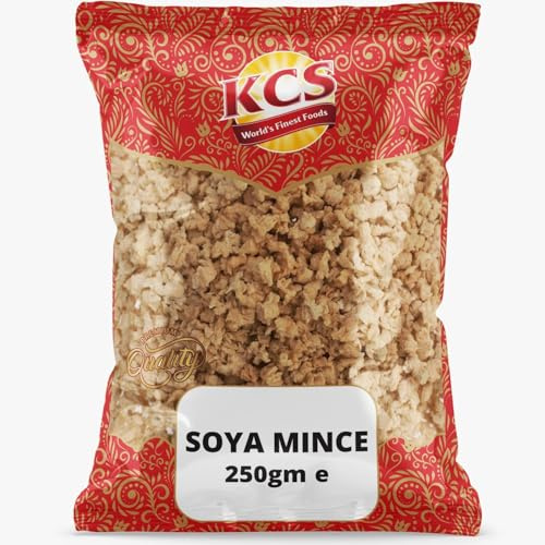 KCS Mince Soya 250g | High Protein Vegan Minced Meat Substitute | Plant-Based Protein for Curries, Keema, Wraps & Snacks | Quick Cooking | 100% Vegetarian
