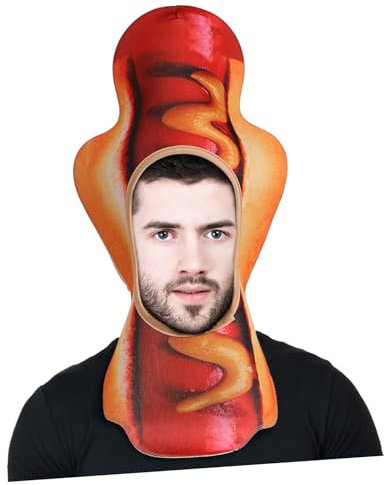Vaguelly Hot-dog-mütze Lustiger Aus Polyester Für Erwachsene Und Vielseitige Dekoration Für Pizzapartys Und Bühnenauftritte