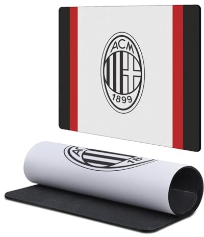 Head Case Designs Licenza Ufficiale AC Milan Away Kit per Stemma 2024/25 9.84 x 11.81 x 0.12 Inches (250 x 300 mm) - S Tappetino per Mouse E Scrivania da Ufficio per Giochi Tastiera PC