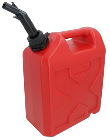 10L Plastic Fuel Jerry Can & Auto Spout Diesel 10 Litre Made in Italy