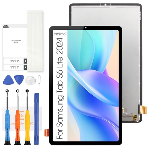 For Samsung Galaxy Tab S6 Lite 2024 P620 LCD Screen Replacement,Black