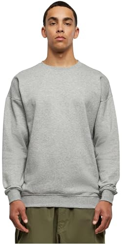 Urban Classics Men's Sweat Crewneck Sweatshirt, Grey , S