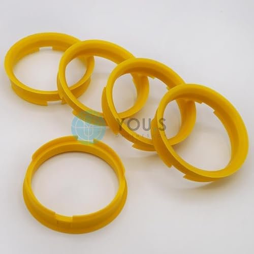 5 x ZENTRIERRINGE DISTANZRING für ALUFELGEN Z14D 72,6-65,1 mm