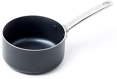 GREENPAN BONN BLACK CC000854-001 Casserole Aluminium, Noir, 16cm
