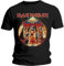 Iron Maiden T Shirt Powerslave Lightning Circle Band Logo Official Mens Black L