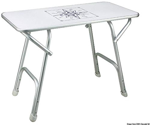 Osculati Tavolo pieghevole rettangolare 80x40 cm.