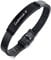 Individuelles Lederarmband für Herren, Edelstahl personalisiert Name Platte geflochtene Leder Handgelenk Band Manschette Armband für ihn für Geburtstag Vatertag Weihnachten Magnetisch Schließe