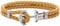 PAUL HEWITT Anker Armband Damen PHREP - Segeltau Armband Frauen, Leder Armband Damen (Canary) mit Anker Schmuck aus IP-Edelstahl (Silber)