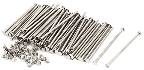 Aexit M5x110mm Leder Craft Metall Nagel Nieten Chicago Schrauben Binding Post 100 stücke (d546298041cb8b6de05e568c090a5f11)