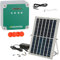Agrarzone Automatische Hühnerklappe Solar ohne Schieber - Hühnertür mit Timer, Manuell, Lichtsensor - Elektrische Hühnerklappe automatisch - Hühnerklappe elektrisch für Hühnerstall