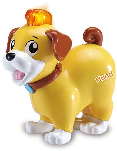 Vtech Tip Tap Baby Tiere - Hund – Interaktives Spielzeug mit Licht und Musik für fantasievolle Rollenspiele – Für Kinder von 1-5 Jahren