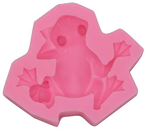 TOSSPER 3D Frosch Blatt Silikon Tier Fondant Form DIY Kuchen Dekorieren Werkzeuge Polymer Clay Form Süßigkeiten Schokoladenform