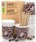 1400 Bicchierini in Carta per caffè 65ml Bicchieri Ecologici Biodegradabili Monouso Piccoli Asporto Bevande Calde + 1400 Palettine in legno di Betulla