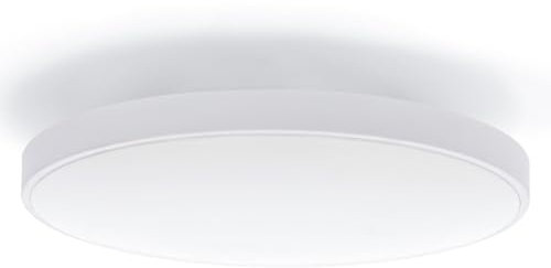 M LEDME - Plafon LED Techo 50W, Lámpara Techo para Baño IP44, 5.000 lúmenes, Color Luz Neutra (4500K) para Baño, Cocina, Balcón. Fácil de instalar. LM8261