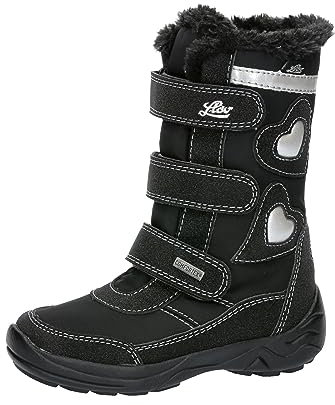 Lico A V, Stivali da Neve, Nero/Argento, 30 EU