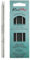 KnitPro K36171 Nadel Tipps, Edelstahl, Silber, 10cm, 3mm, 2 Count