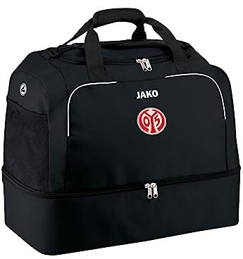 JAKO Mainz 05 Sporttasche (schwarz, Senior 60 x 35 x 43 cm (LxBxH))