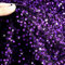 PATYDEST Violetter Paillettenstoff, 91 cm, Samt, Paillettenstoff, metallische Meerjungfrauen-Stoffe, Glitzermaterial zum Quilten, funkelnder Stretch-Stoff, Pailletten für handgefertigte Kleider