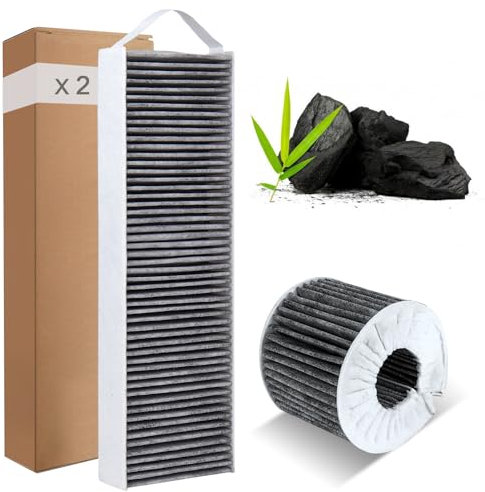 2 filtri ai carboni attivi per cappa aspirante Bora Pure/X Pure/S Pure, accessori per filtri PUAKF, 2 filtri di ricambio