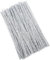 100 Stück Glitzer Pfeifenreiniger Set, Silber Pfeifenreiniger Chenilledraht 30 cm, Pfeifenputzerdraht für DIY Craft Projekte Chenilledraht Biegeplüsch zum Basteln und Dekorieren Pipe cleaners silver
