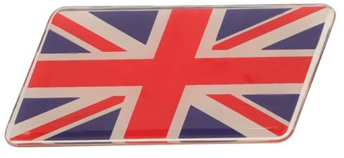 Autoaufkleber Mit Britischer Flagge 3D-Aufkleber Mit Britischer Flagge Aus Metall Union Jack-Aufkleber Für Auto LKW Geländewagen Wohnmobil Roller