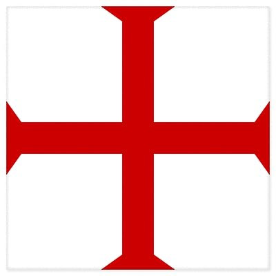 WildeBabsKLBT Knights Templar Cross Masonic car K485 Hochwertiger Premium Auto-Aufkleber Sticker Decal Autoaufkleber Aufkleber-Folie 12cm