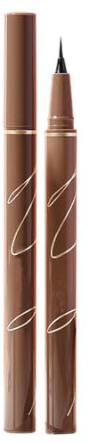 Flüssiger Eyeliner Wasserfest, Sehr Fein Eyeliner Stift, Brauner Lidstrich Stift, 0.01mm Eyeliner Langanhaltend & Wischfester, Anti-Smudge Liquid Eyeliner für Beginer Augen & Gesicht & Körper