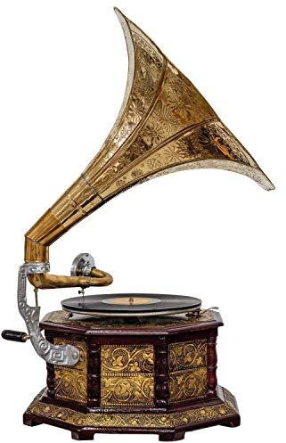 Generic Orca International Co.Gramophone Player Original/Working Gramophone Record Player, ‎Gold