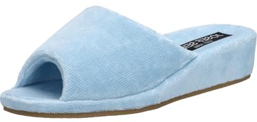 Josef Seibel Damen Pantoffeln Marseille 01, Frauen Hausschuhe,Weite G (Normal),Winter,Schlupfschuhe,schluepfschuhe,Mules,Iceblue,38.5 EU